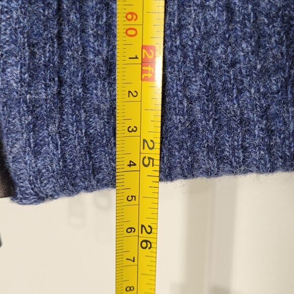 Robert Graham Women's Blue 100% Wool Classic Fit Full-Zip Cardigan Jacket Large - Picture 12 of 14